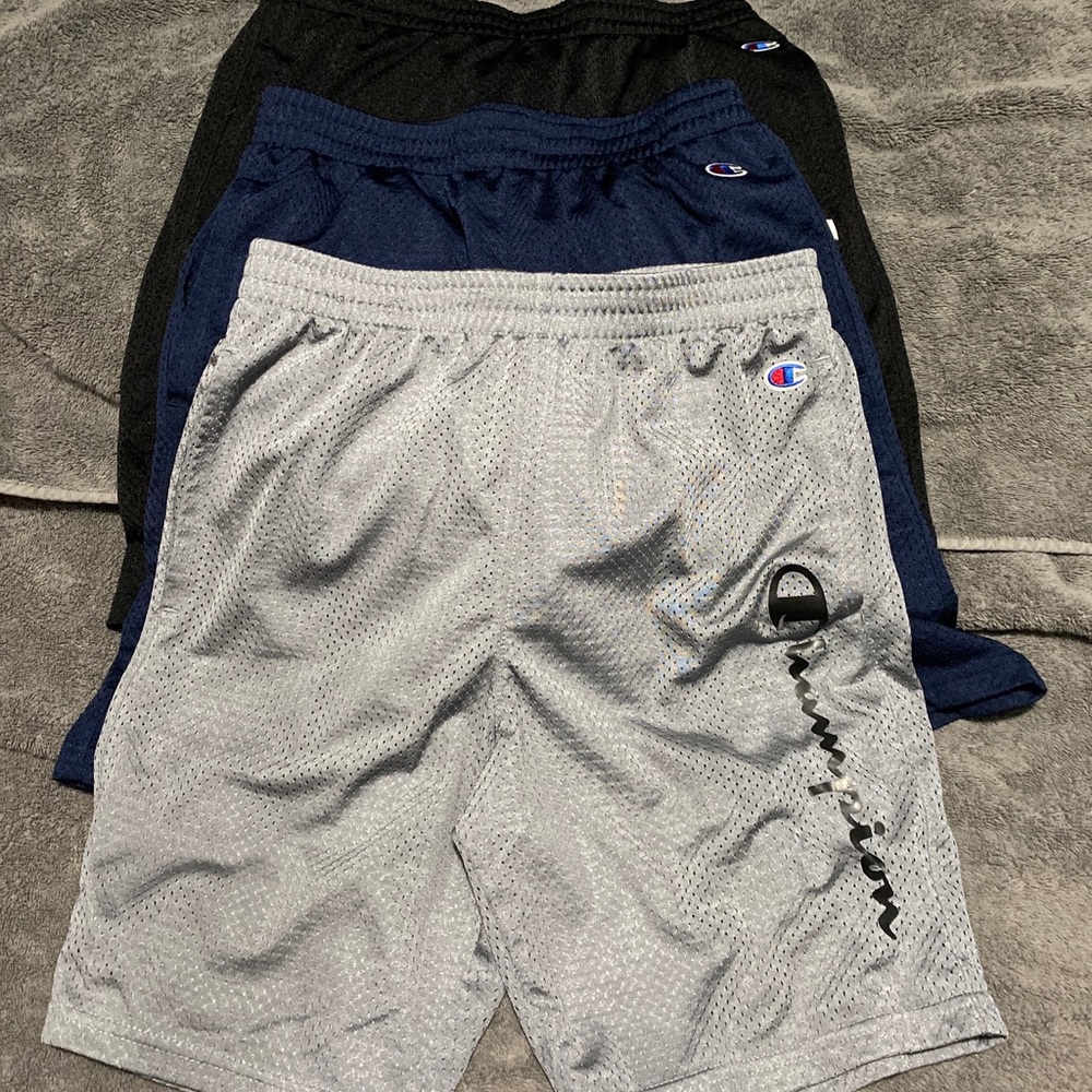 3 pair of Boys Champion Size Large Shorts